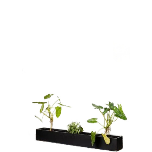 01 Black Floating Planter