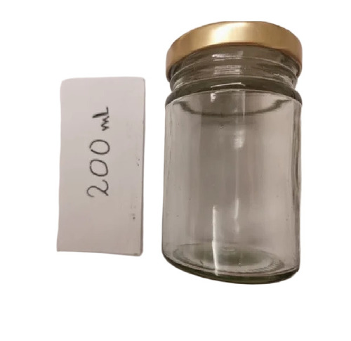 200ml Salsa Glass Jar With Metal Cap