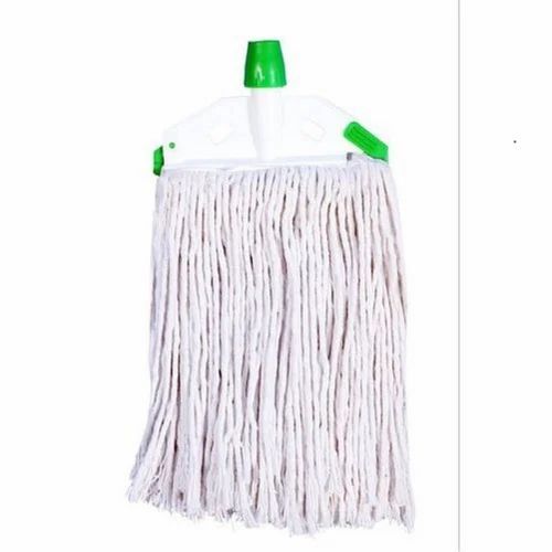 9 Inch Clip Mop - Cotton, Standard Size, White | Manual, Eco Friendly, Good Quality, New