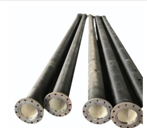 Cast Iron Double Flanged Pipe - Cast Iron, 3 Meter, Black | Anti Rust