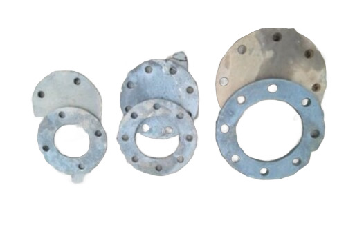 Cast Iron Flange - 10 mm Thickness, Silver Galvanized | Anti Rust, Pipe Fitting