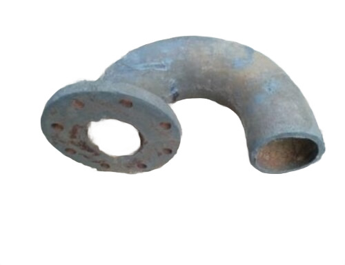 Cast Iron Semicircular Bend - 11 mm Thickness, Silver Color, Galvanized Surface | Anti Rust, Pipe Fitting