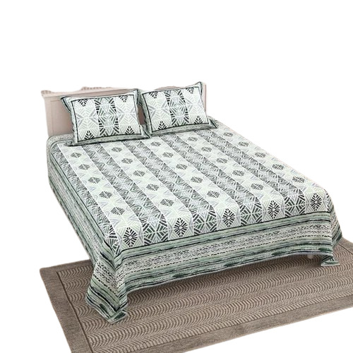 Cotton Printed Double Bedsheet