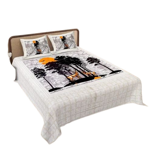 Designer Cotton Double Bed Sheet