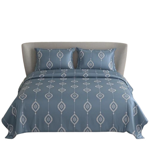 Designer King Size Printed Bedsheet