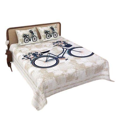 Fancy Cotton Double Bed Sheet