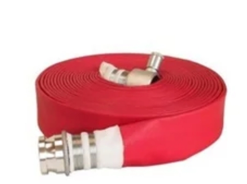 Fire Hose Pipe - Rubber, Red, 37 Bar | High Flexibility, Pressure Resistance, Abrasion Resistance, Leakproof, Lightweight, Durable, Kink Resistance, Easy Installation, Airflow Efficiency, Corrosion Resistance