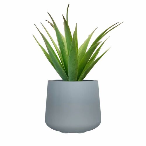Floor Mounted White Planter