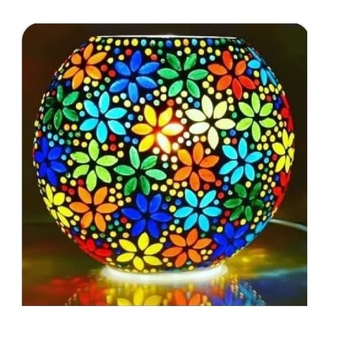 Glass Mosaic Table Lamp