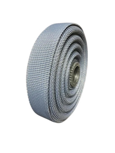 Grey Safety Belt Niwar - Nylon, 1 Inch, Multi-Color, Plain Texture, Fine Finished, Durable | Industrial Use, Machine Washable