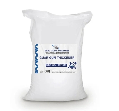Guar Gum Thickener - White Powder, 99% Purity | Industrial Usage