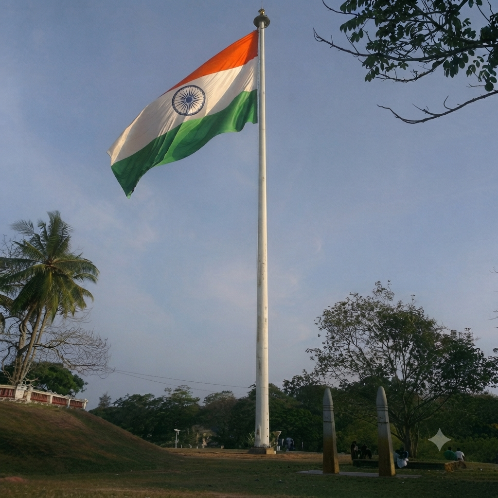 Moterized And Non-Moterized Flag Pole - Color: Depens