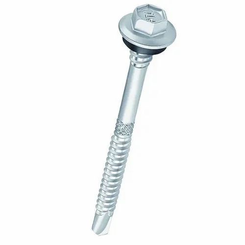 Non Corrosive Ruspert Coated Self Drilling Screw - Color: Silver