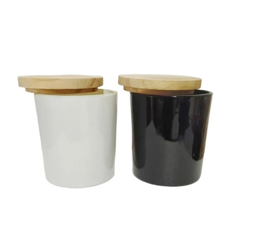 Round Glass Storage Jar With Lid