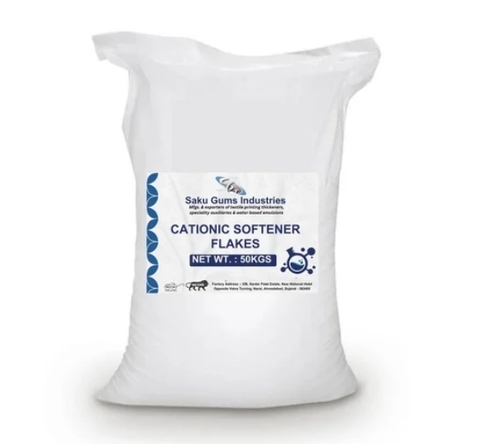 White Cationic Softener Flakes