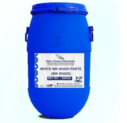 White Ink Khadi Paste Ami