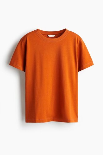 Women Oversized Orange T Shirt