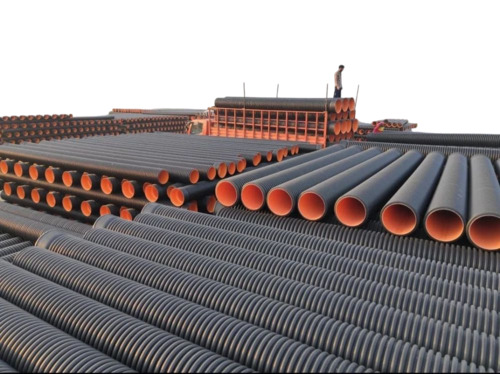 150 Mm Dwc Hdpe Pipe - Hdpe, 150 Mm Diameter, 6 Meter Length, Double Wall, Round End, Corrosion Resistant