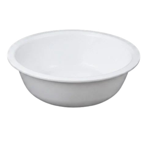 150ml Acrylic Round Bowl - 150ml, Matte White, Break Resistant | Microwave, Dishwasher Safe, Heat Resistant