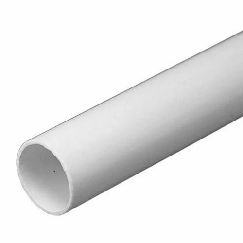 25 Mm Pvc Conduit Pipe - Pvc, 3 Meter, White, 25 Mm Diameter, Round End, Female Connection, Corrosion Resistant