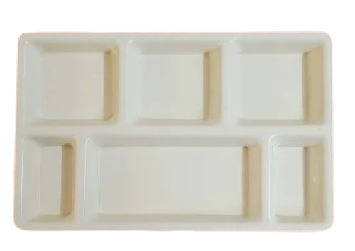 9inch Acrylic Rectangle Meal Plate