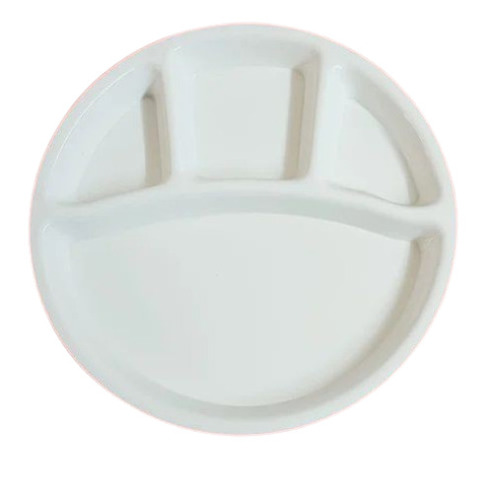 9inch Acrylic Round 4 In 1 Lunch Plate