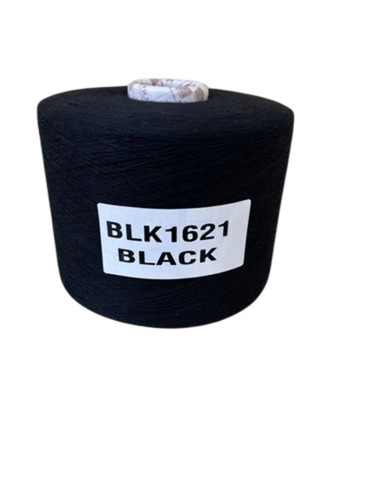 Blk1621 Black Recycled Blended Yarn