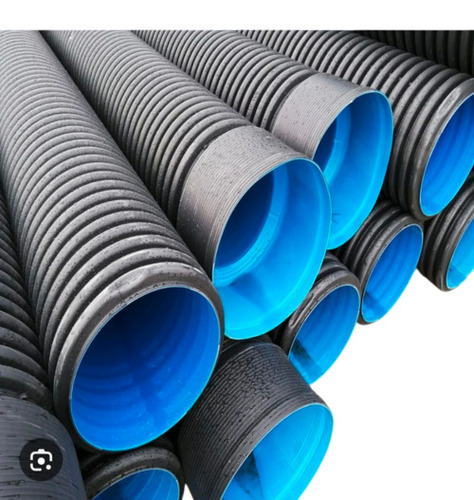 Double Wall Corrugated Pipes 150mm - HDPE, 6 Meter, Multiple Colors | Durable, Corrosion Resistant, Sewer Line Use, SN 8 Ring Stiffness