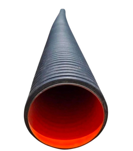 Dwc Hdpe Pipe Sn8 - Hdpe, 200mm Diameter, 6m Length, Multiple Colors, Double Wall, Durable, Corrosion Resistant