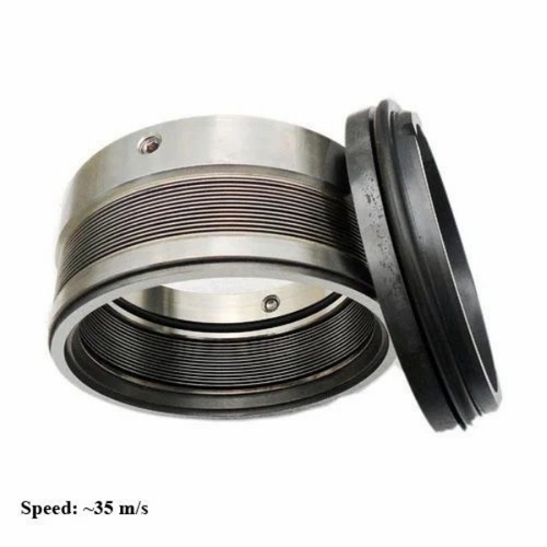 Industrial Mechanical Seal - Metal Standard Size, Silver, High Hardness Seal Faces | Rotating & Stationary Faces, Abrasion & Corrosion Resistant, Leak Prevention