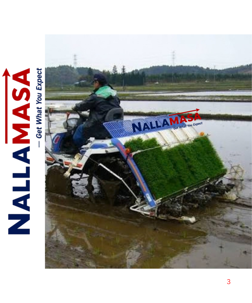 Paddy Transplanter - Color: Multicolor