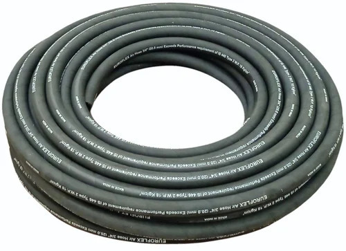 Pneumatic Hoses - 1/2 Inch Diameter, 210 M Length, Black | Round, Industrial Use