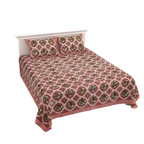 220 Tc Printed Cotton Bed Sheet