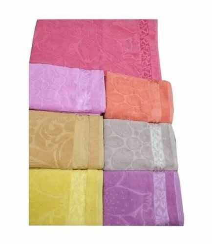 425gm Cotton Bath Towel - 30x60 Inch, Multicolor | Soft, Quick Dry, Water Absorbent