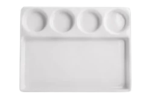 5 Compartment Acrylic Plate