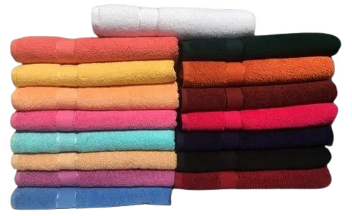 500 Gsm Cotton Bath Towel - 70x140 cm, Multicolor | Soft Finish, Quick Dry, High Absorbent
