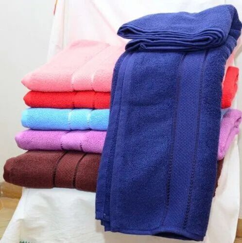 500 Gsm Solid Cotton Bath Towel
