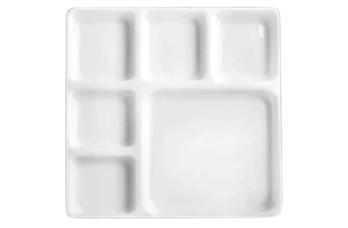 6 Compartment Acrylic Plate