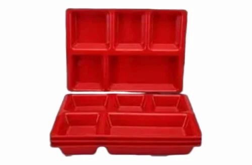 6 Compartment Plastic Plate