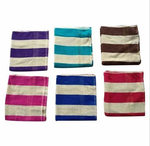 600gm Cotton Striped Bath Towel