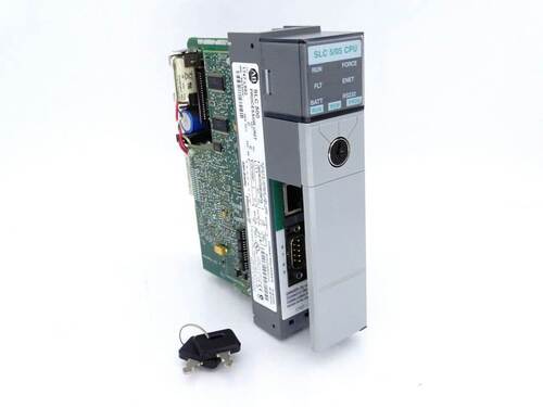 Allen Bradley Allen-Bradley Slc 5/05 Cpu Processor Module 1747-L552 32K Memory Ethernet Rs232 - Power Consumption: 1.0A @ 5V Dc / 0.0A @ 24V Dc