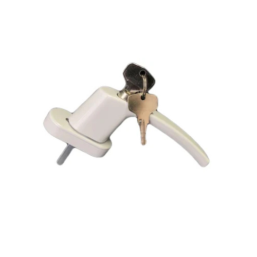 Aluminium Rhylon Sliding Handle - Aluminium, White, Nickel Finish | Rectangular Pull Handle for Interior Doors