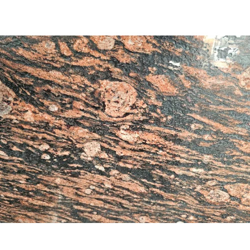 Brazil Brown Granite - Jumbo Rectangular Slab 10ft x 3ft, Multicolor Lapato Finish