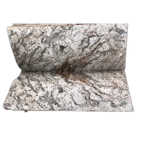 Diamond White Granite Slab - Granite 10 ft x 3 ft, White Pear | Polished Surface, 18mm Thickness, Flooring Slab