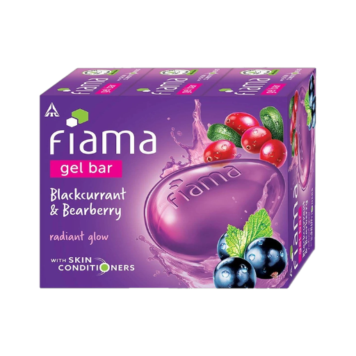 Fiama Blackcurrant & Bearberry Gel Bar 3U X 125Gms