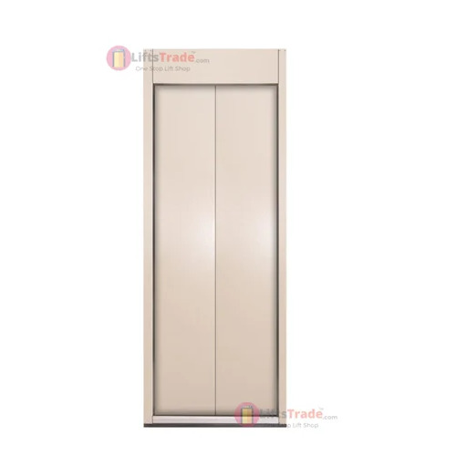 G Plus 4 Cube Hydraulic Residential Elevator - Stainless Steel 6 Person 5 Stops | Traction MRL Automatic Doors Safety Sensors Battery Backup
