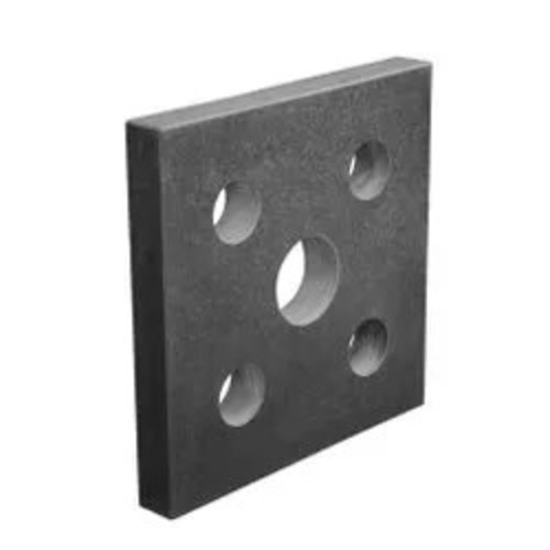 Granite Master Square - Black Granite 500x500x80 mm, 25mm Thickness | Polished Surface, Industrial Use