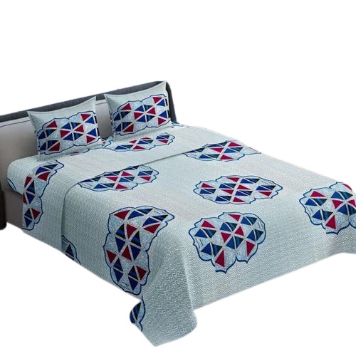 Polycotton Bed Sheets - Double Size Multi Color 150 GSM | Lightweight Wrinkle Resistant Shrink Resistant