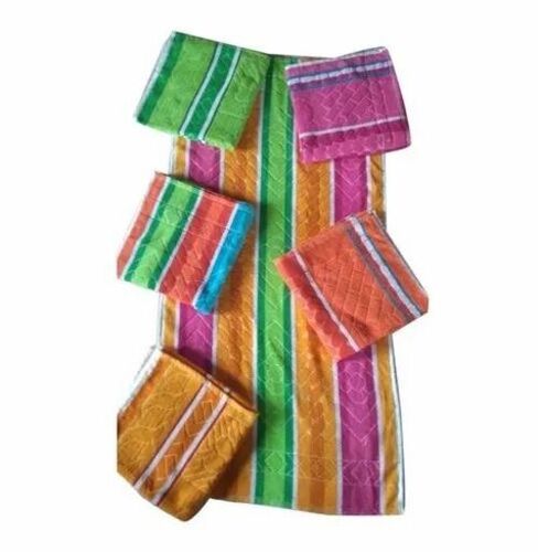 Rectangular Cotton Bath Towel - 30x60 Inch, Multicolor | Soft, Quick Dry, Eco-Friendly, Water Absorbent
