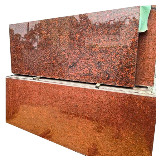 Rv Multi Granite Slab - 10 ft x 3 ft, 17 Inch Thick Rectangular Slab | Polished Multicolor Flooring Granite